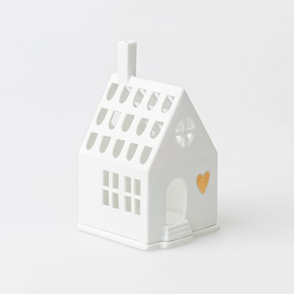 Rader Porcelain Tealight House - Home Is Where The Heart Is