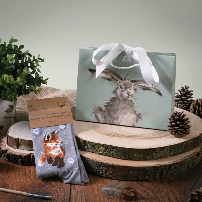 Wrendale 'Born to be Wild' fox Socks