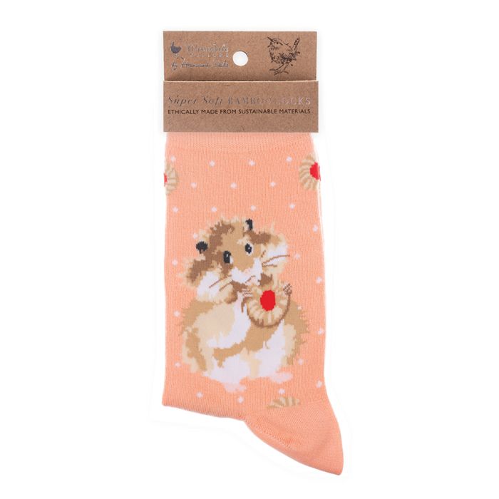 Wrendale 'Diet Starts Tomorrow' Hamster socks
