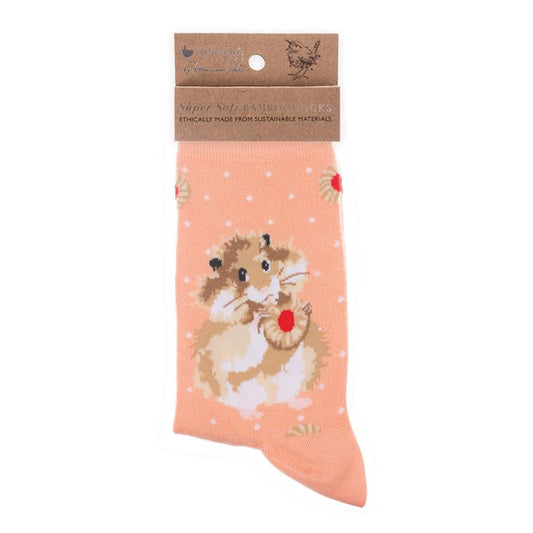 Wrendale 'Diet Starts Tomorrow' Hamster socks