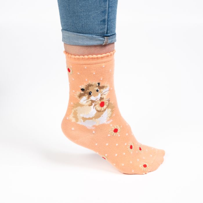 Wrendale 'Diet Starts Tomorrow' Hamster socks