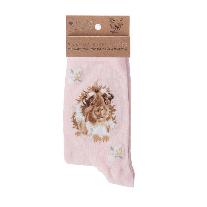 Wrendale 'Grinny Pig' guinea pig Socks