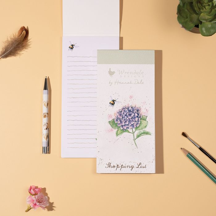 'Hydrangea' bee magnetic Shopping Pad