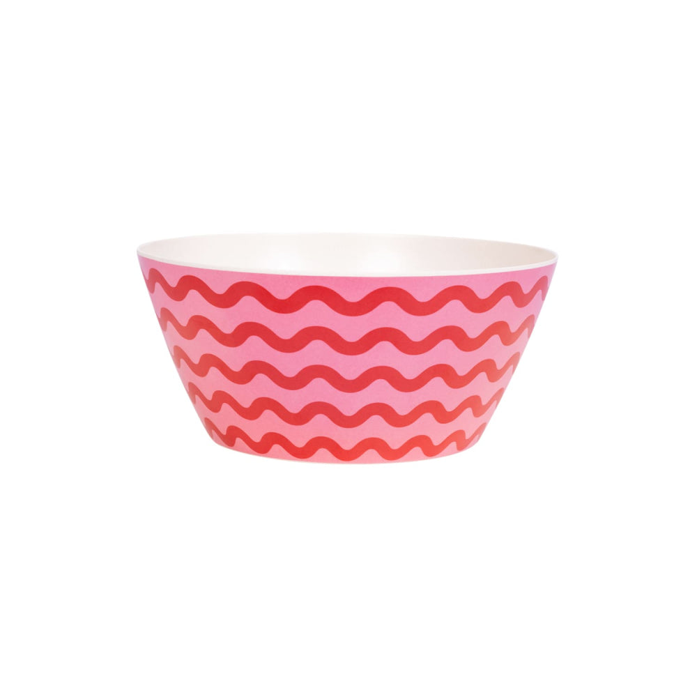 Summer Bamboo Melamine Salad Bowl