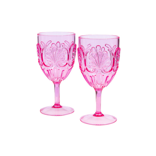 Summer Set Of 2 Outdoor Wine Glasses