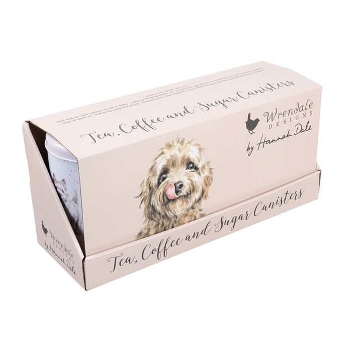 Wrendale 'A Dog's Life' Dog Tea Coffee, Sugar Canisters