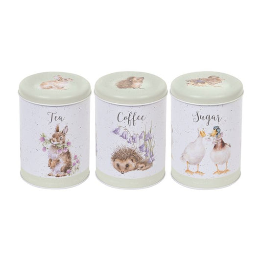 'The Country Set' Country Animal Tea Coffee Sugar Set