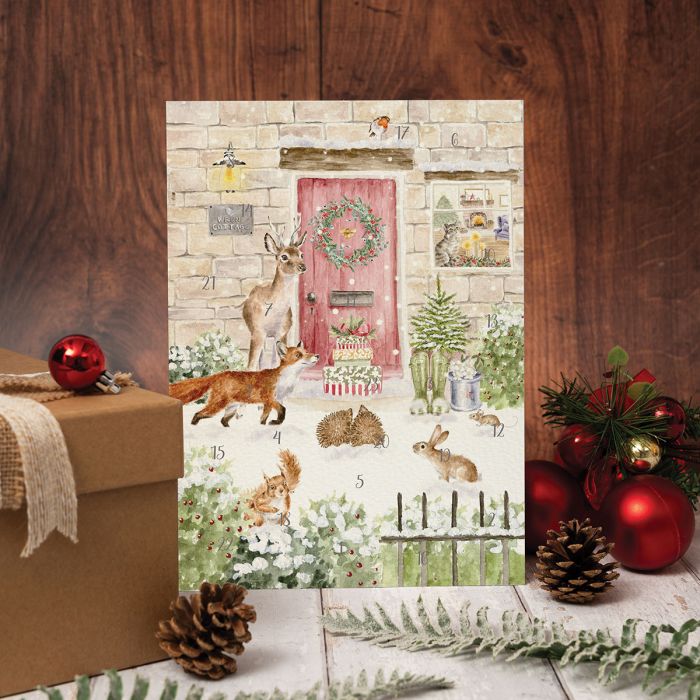 'Christmas Cottage' Woodland Animal Advent Calendar