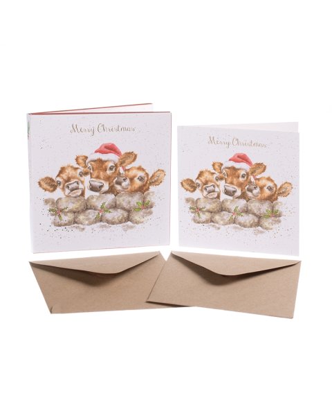Xmas Card Wallet 8 Christmas Calves