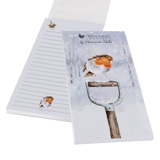 Wrendale 'A Little Red Robin' Robin Magnetic Shopping Pad