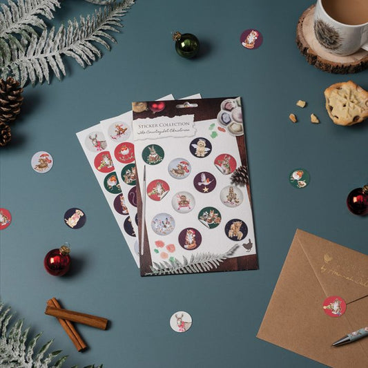 Wrendale 'The Country Set Christmas' Country Animal Stickers