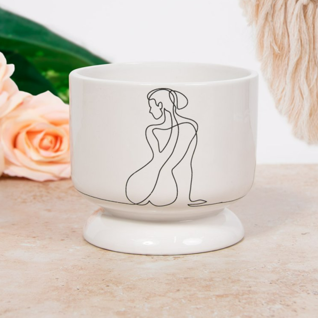 Silhouette Plant Pot