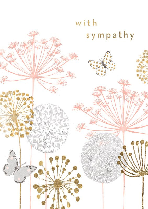 Hammond Gower - With Sympathy - Sympathy Card