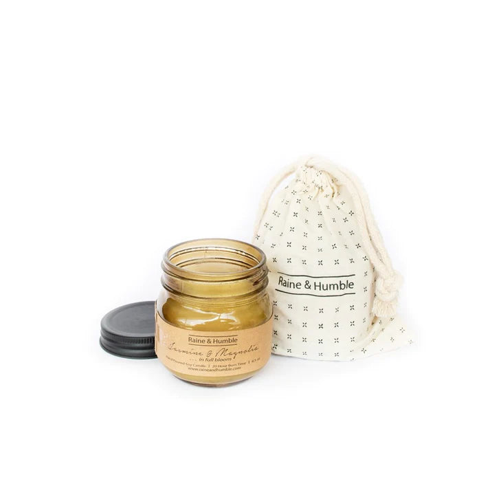 Jasmine & Magnolia Scented Jar Candle