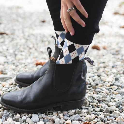 Diamond Sock | Blue