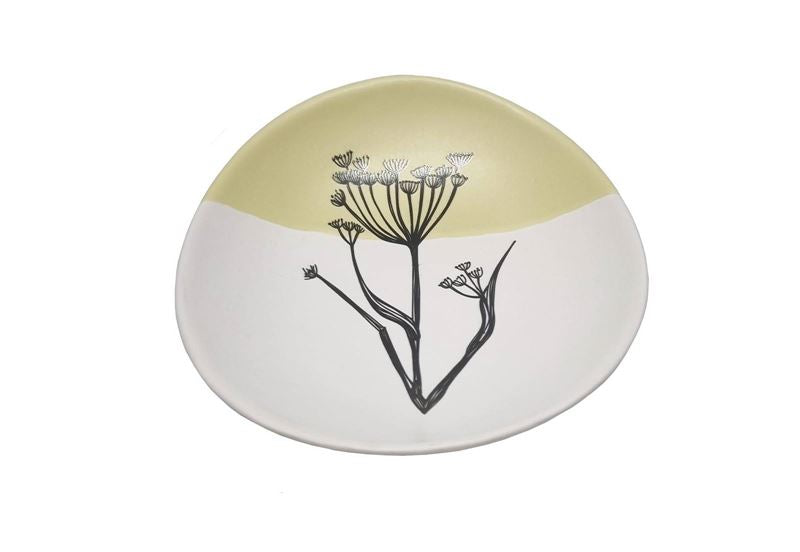 Jo Luping Design - Fennel Mustard Yellow Dipped Porcelain Bowl