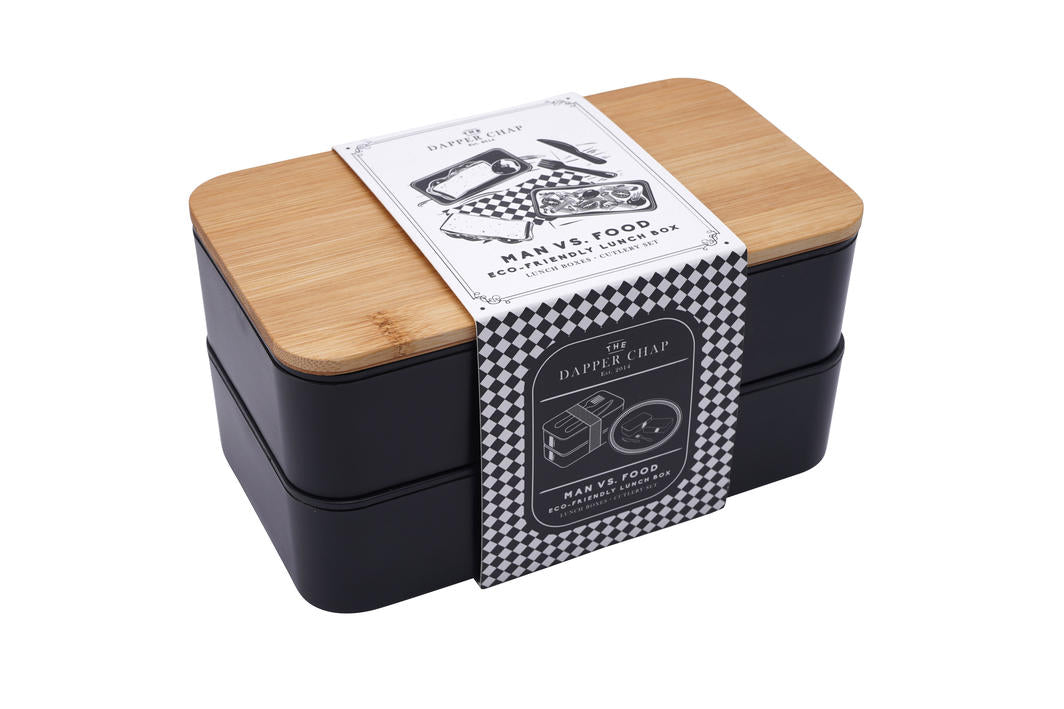 Dapper Chap lunch box & cutlery