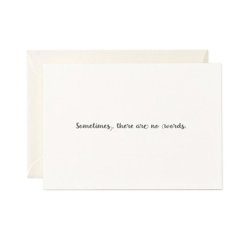 Toodles Noodles - No Words - Sympathy Card