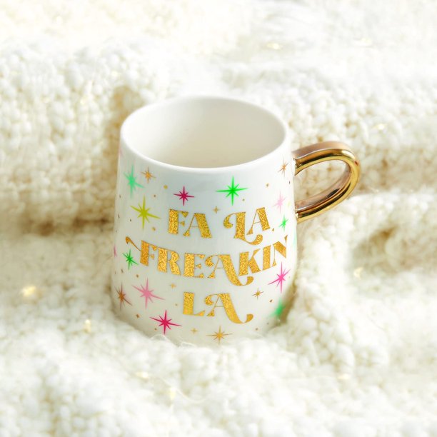 Tapered Mug - Fa La Freakin La - Holiday