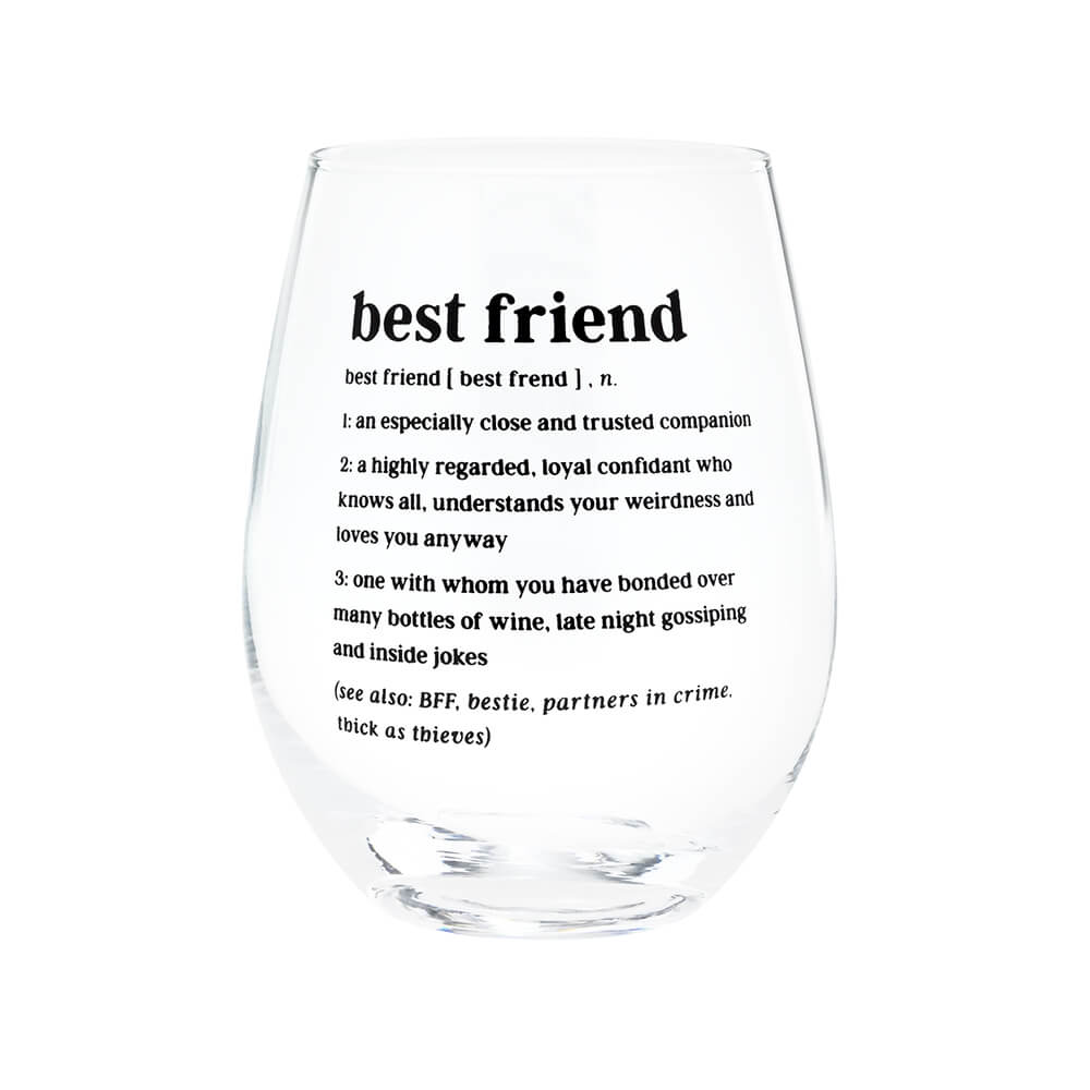 Defined Wine Glass | Best Friend