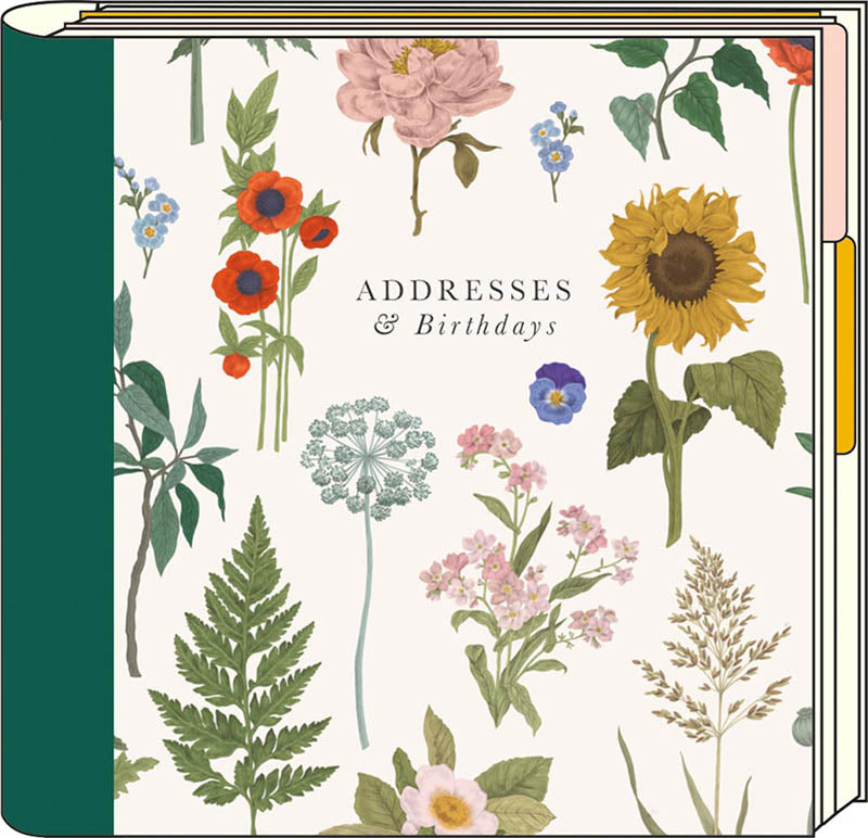 Botanical Birthday & Address Book