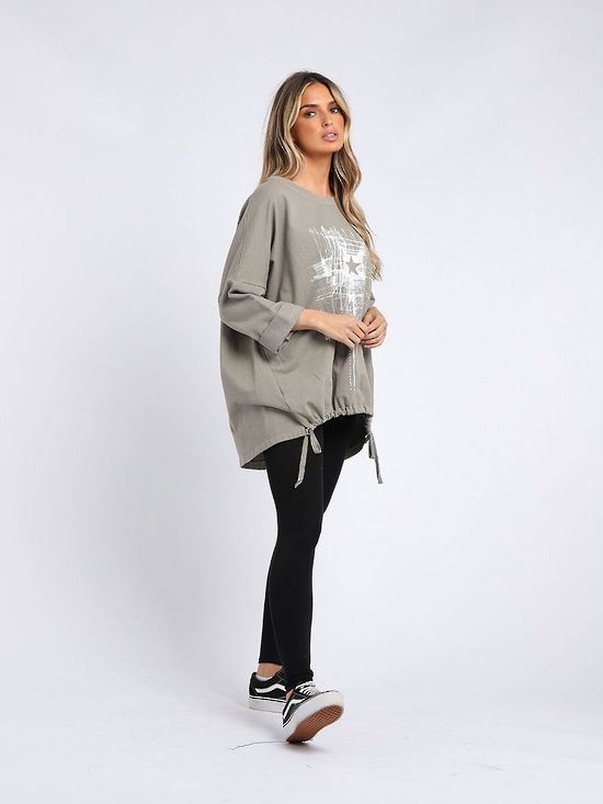 Starburst Cotton Sweater | Mocha
