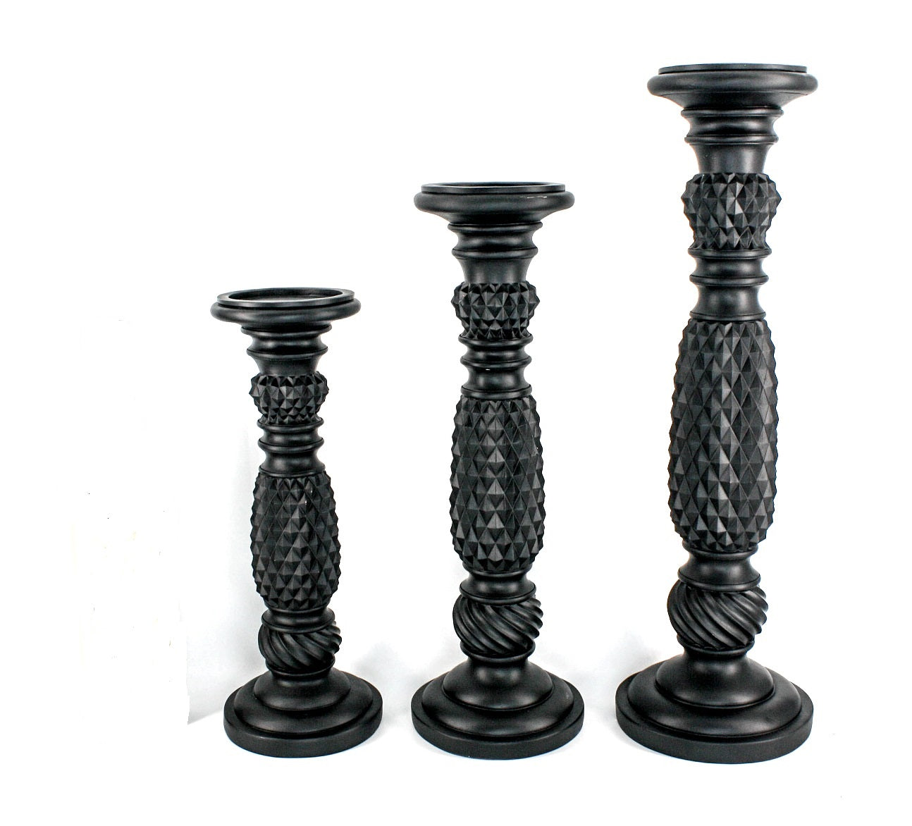 Black Candle Holder