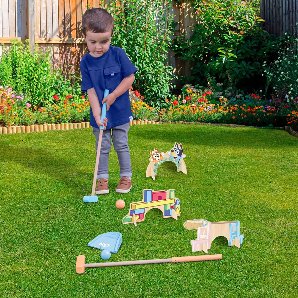 Bluey Wooden Crazy Golf Set