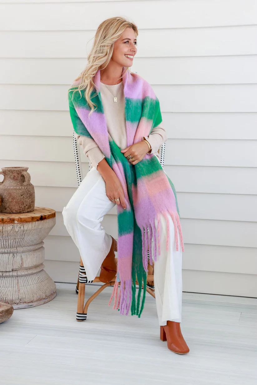 Millie Chunky Scarf | Emerald