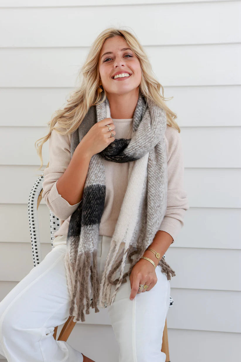 Millie Chunky Scarf | Natural