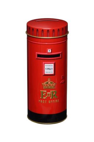 Tea Heritage Tin Post Box
