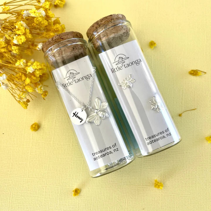 Rose Gold Honey Bee Necklace