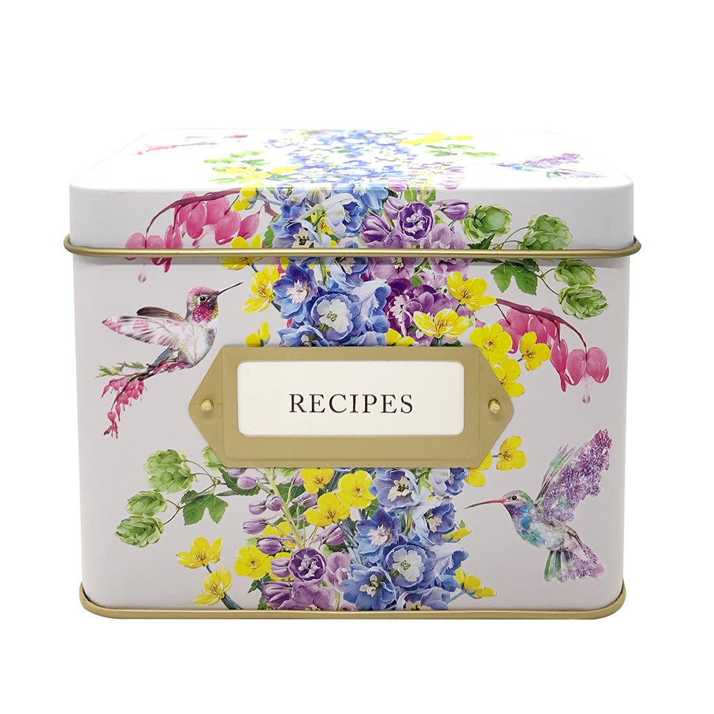 Lola Design | Botanicals Hummingbird Recipe Tin