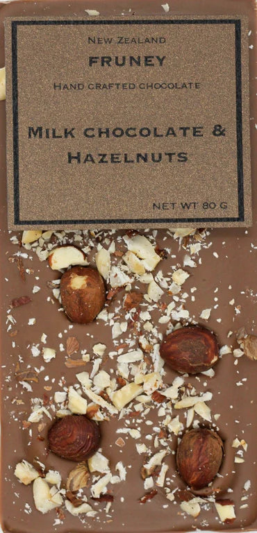 Fruney Chocolate | Milk chocolate & Hazelnuts bar