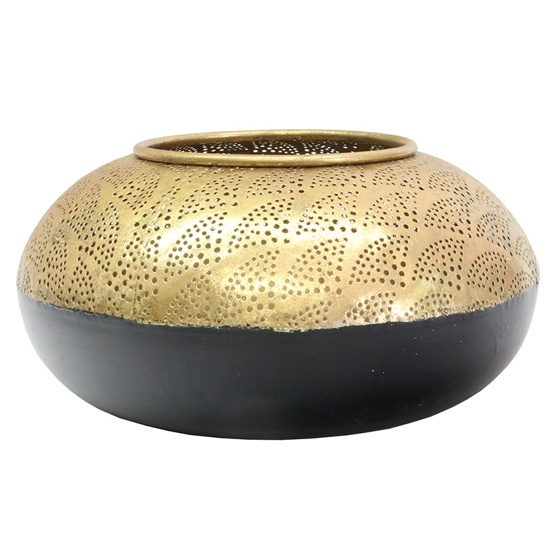 Mason Metal Lamp-Gold/Black