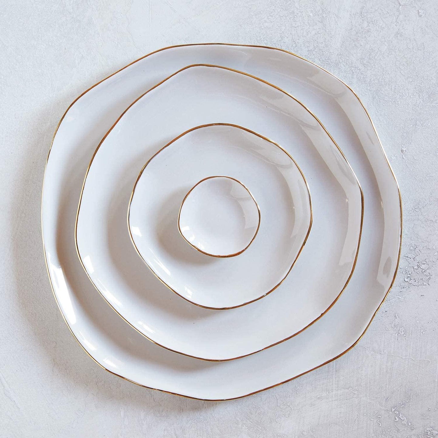 Ceramic Tray Small White