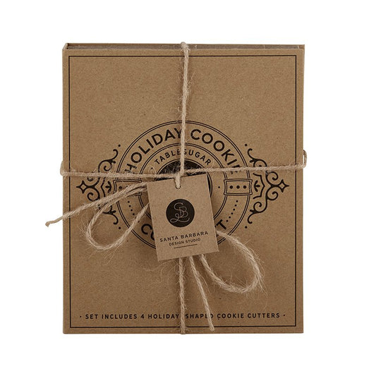 Cardboard Book Set | Holiday Cookie Cutter