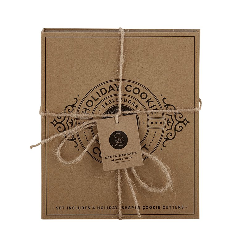 Cardboard Book Set - Holiday Cookie Cutter
