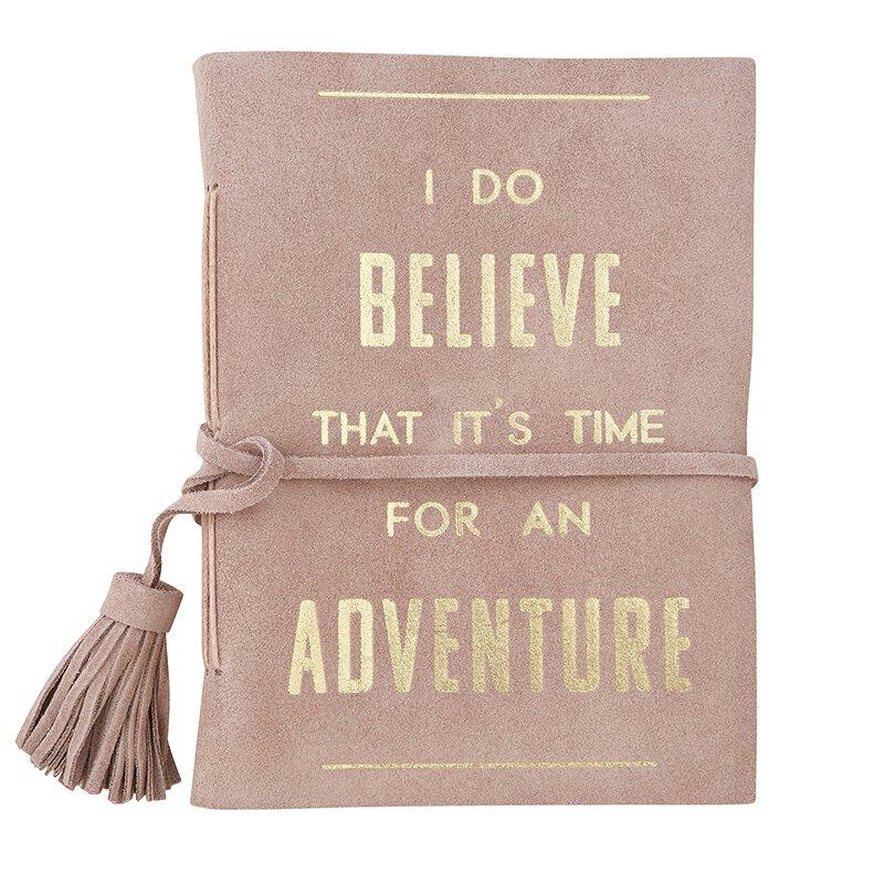 Suede Leather Notebook | Believe