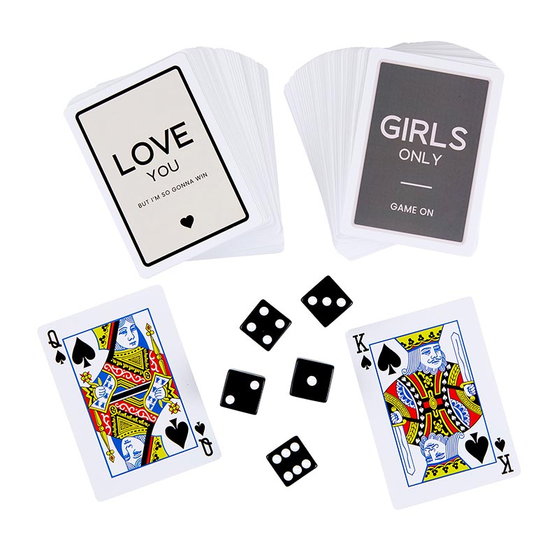 Girls Night In | Playing Card & Dice Set