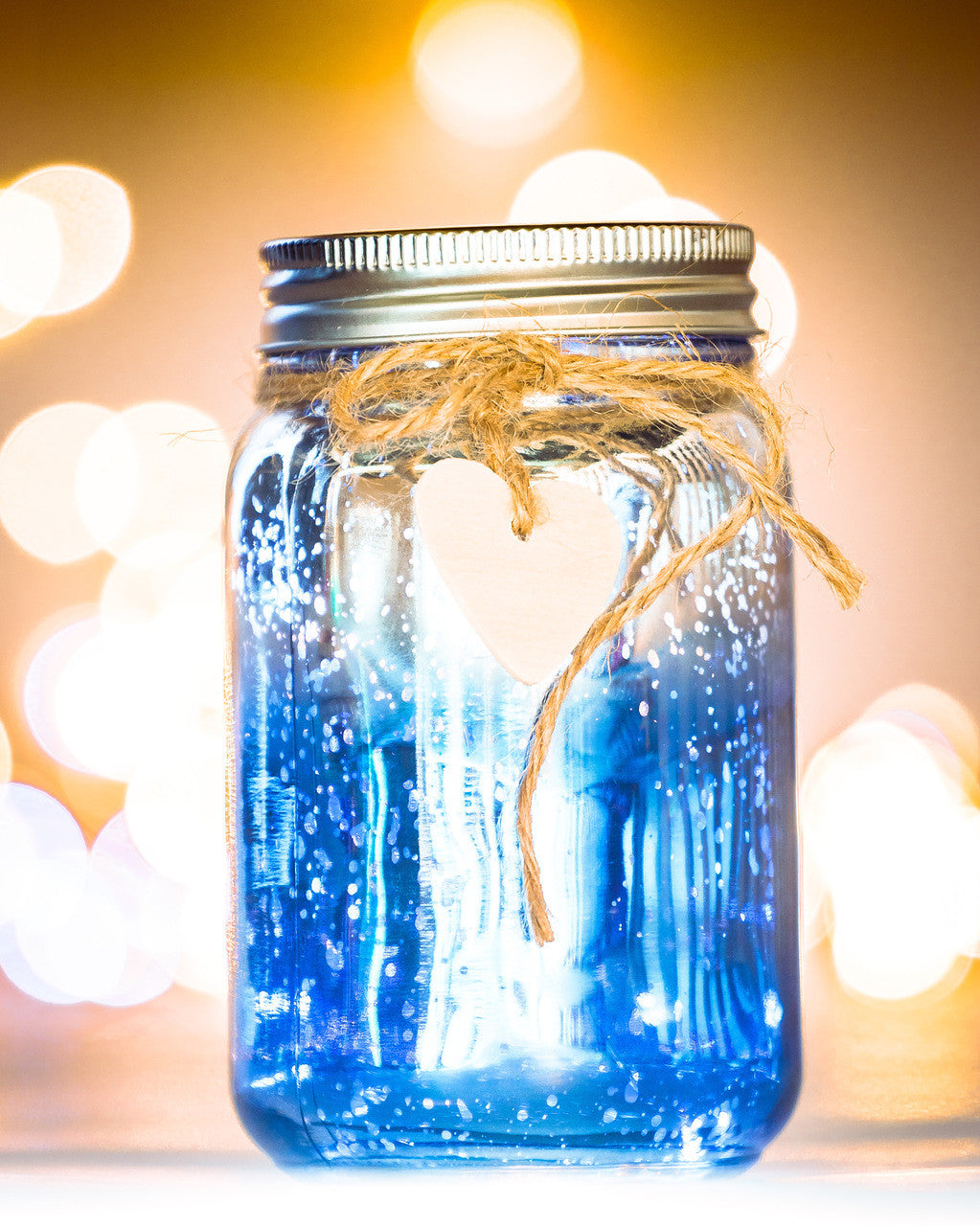 Large Ombre Sparkle Jars