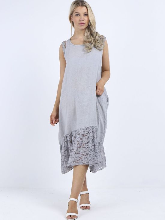 Silvie Lace Long Dress