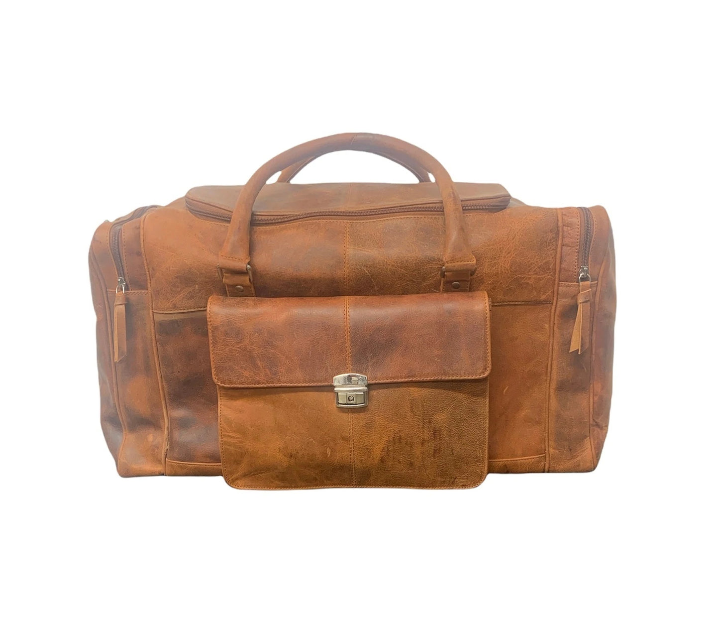 Vintage Leather Weekend Bag