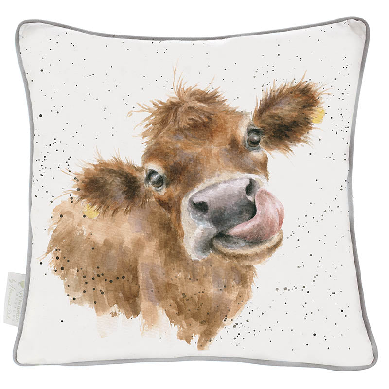 Wrendale XL Cushion | Moo