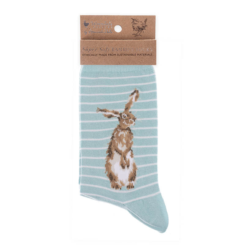'Hare & the Bee' Socks