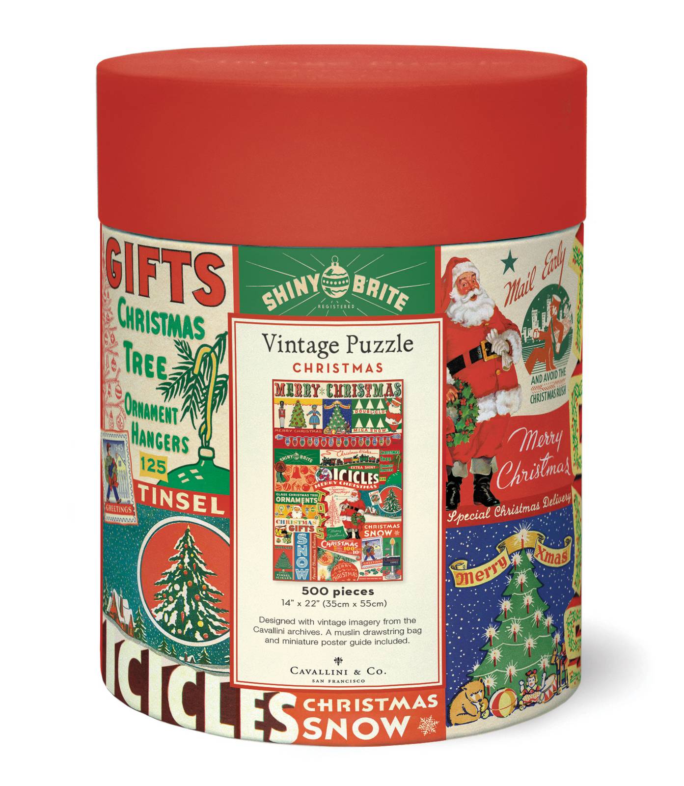 Christmas Vintage Puzzle | Cavallini & Co