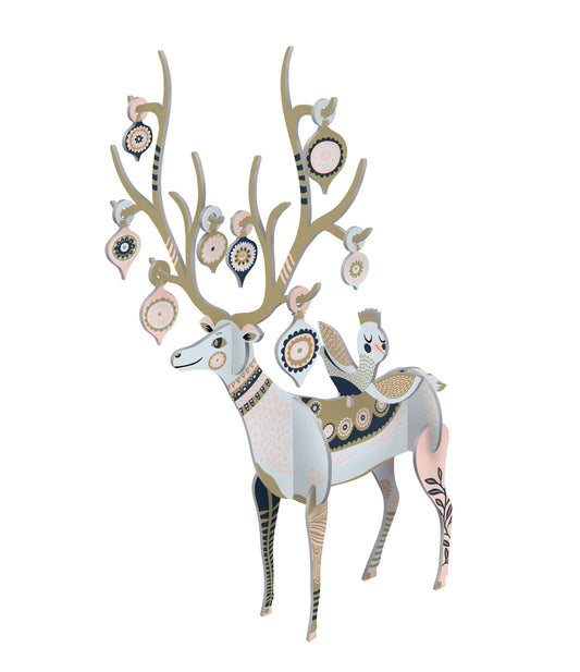 Roger La Borde - Folksy Reindeer Blue - Christmas Pop & Slot