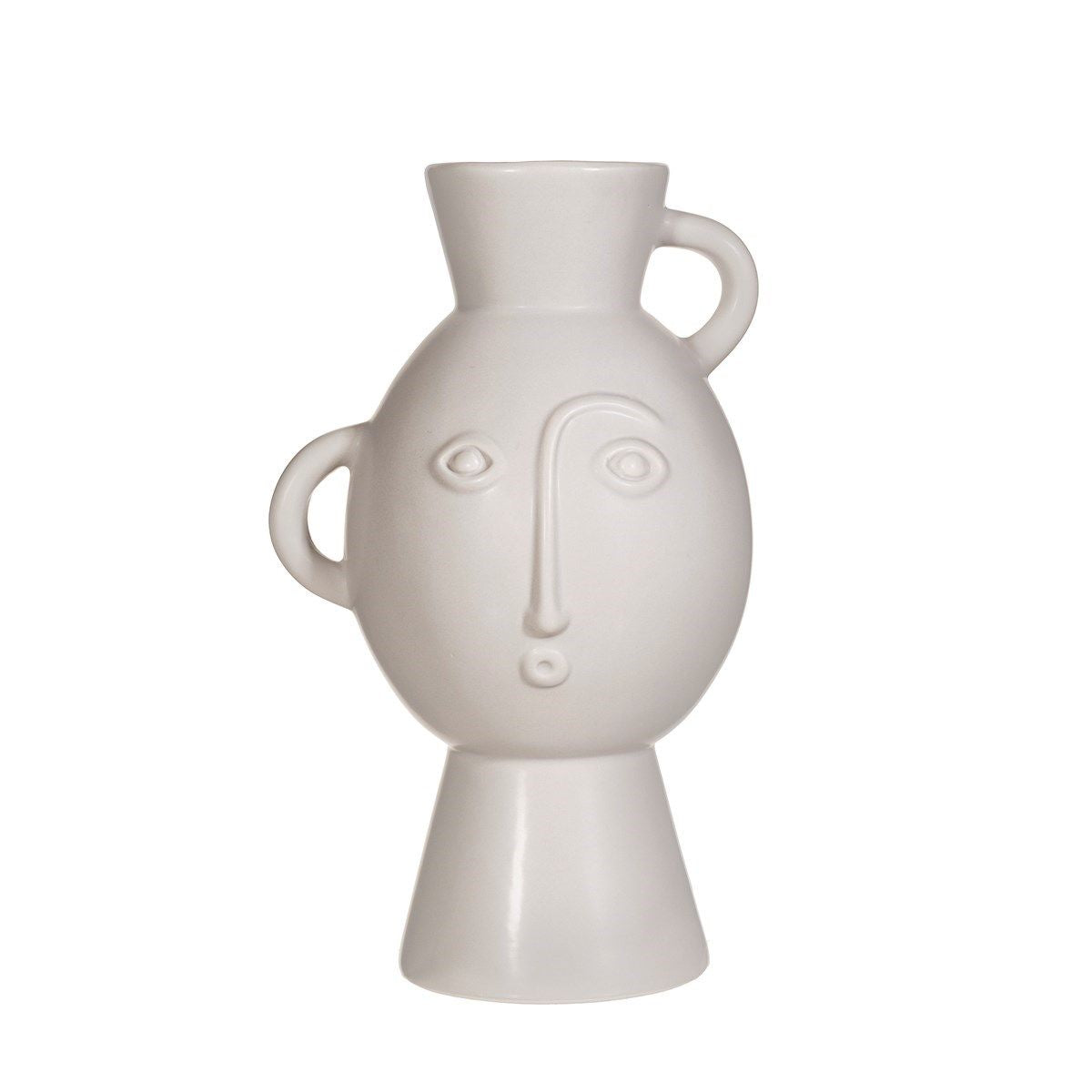 Grey Face Vase