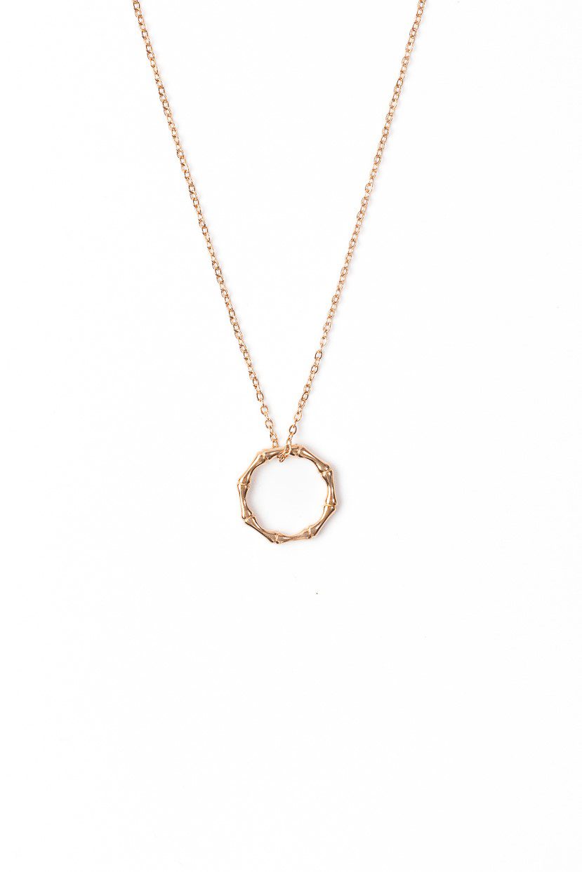 Bamboo Rose Necklace