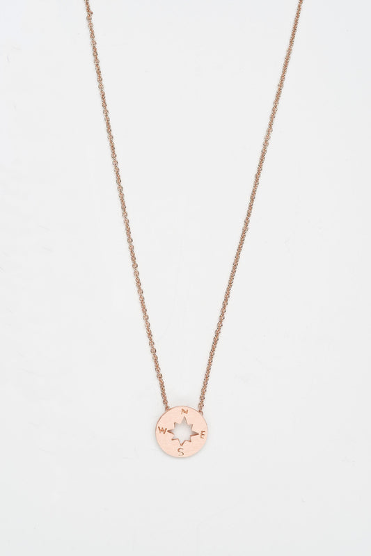 Bearing Rose Gold Necklace